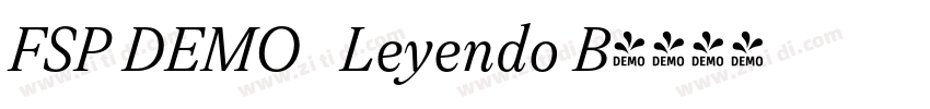 FSP DEMO   Leyendo B字体转换